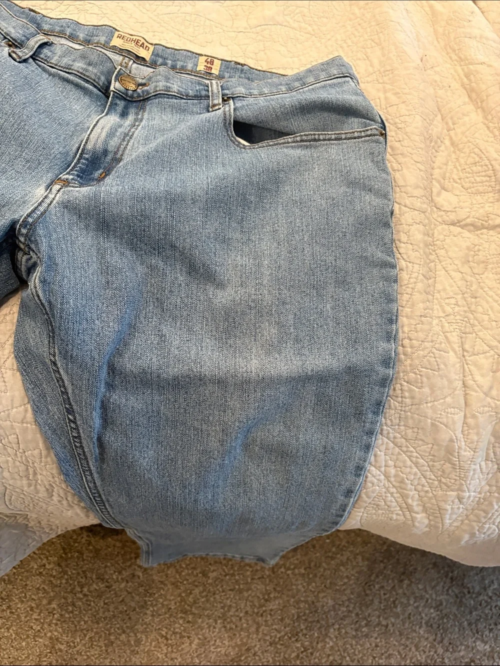 RedHead Men’s Light Blue Relaxed Denim Jeans